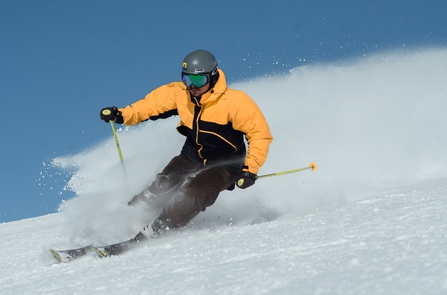 покарайте ски през зимата