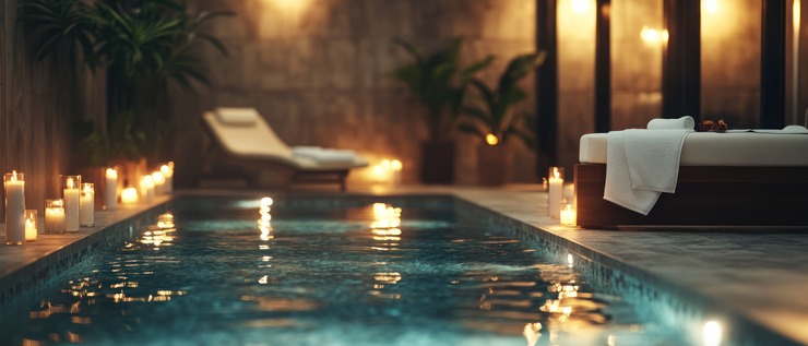 SPA and mineral pool area