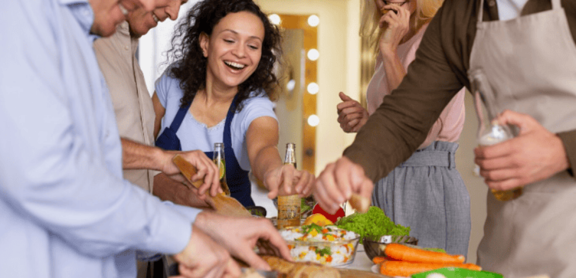 Culinary team-building competition with tasting