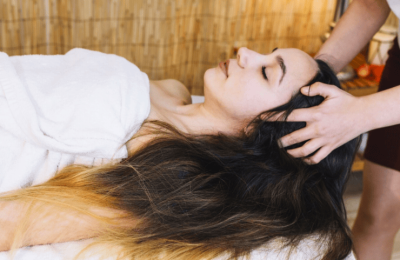 Japanese facial massage
