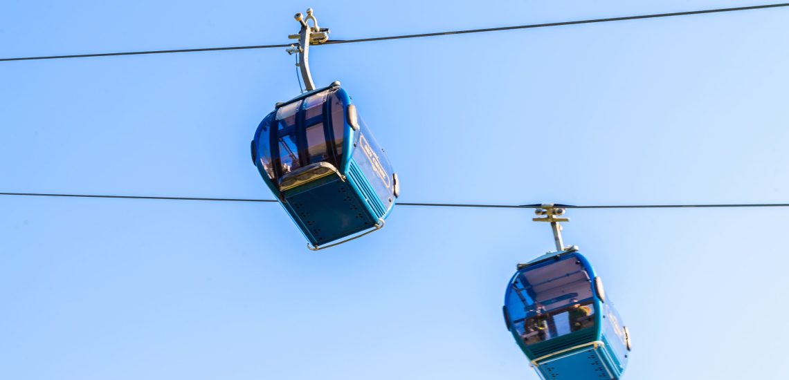 Gondola lift in Bansko