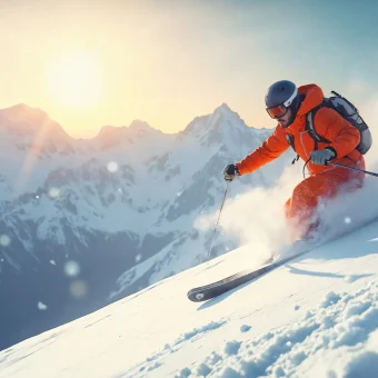 close-up-person-skiing