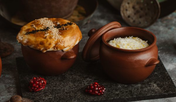 Банска капама в гювеч